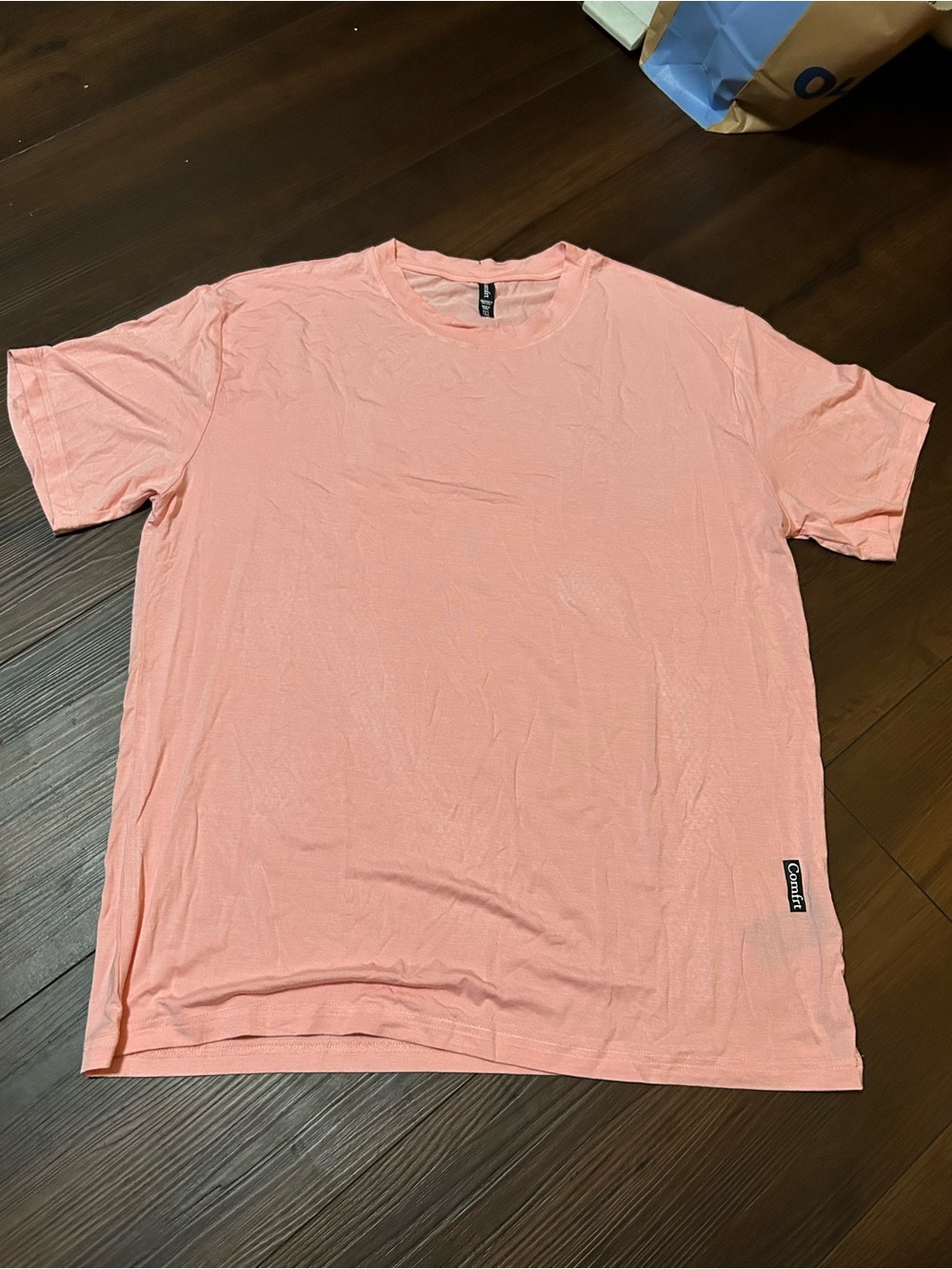 Comfrt NWOT Cloud Lounge Tee in Coral